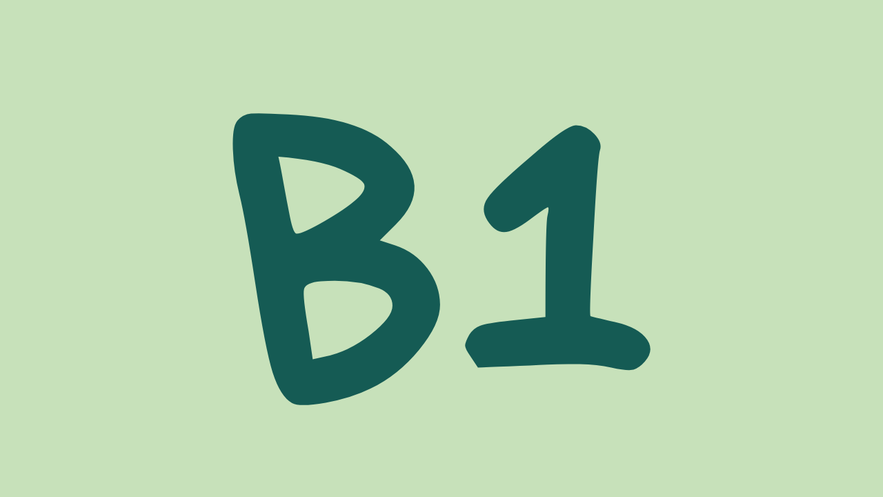 B1 Intermedio
